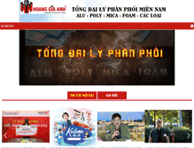 Tablet Screenshot of hoanggiaanh.com